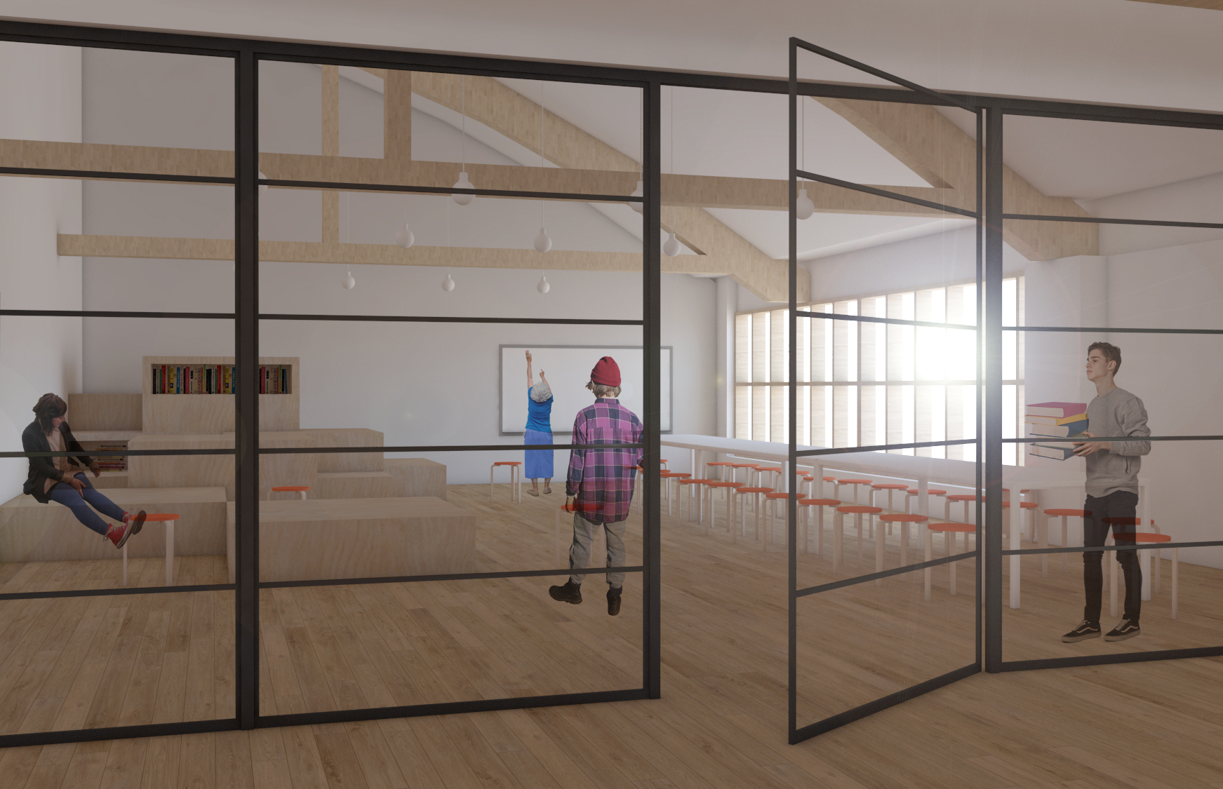 Illustration af nyt kunstcenter CC Studio billede 2