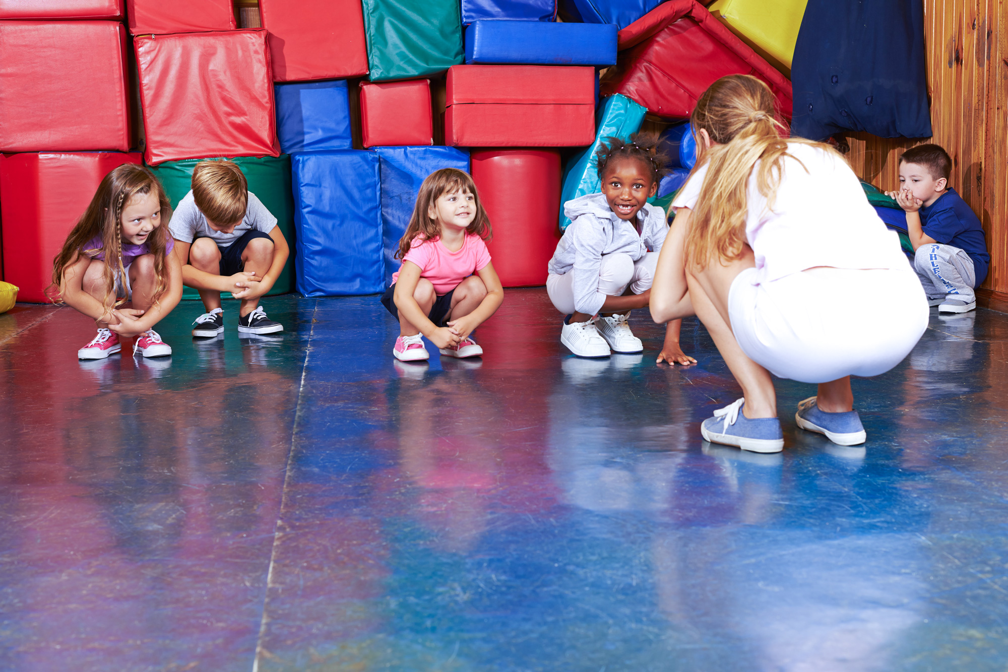 Instruktør Børn Bevægelse Web